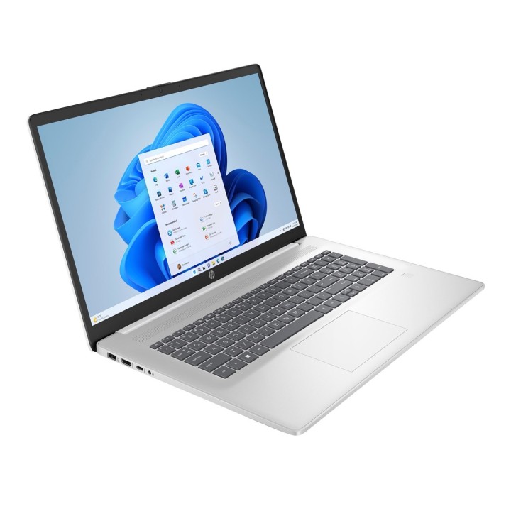 HP 17-cp2333nw Ryzen 5 7520U 17.3"FHD IPS 300nits AG 8GB LPDDR5 5500 SSD512 Radeon 610M Cam720p 41Wh Win11 Natural Silver 2Y