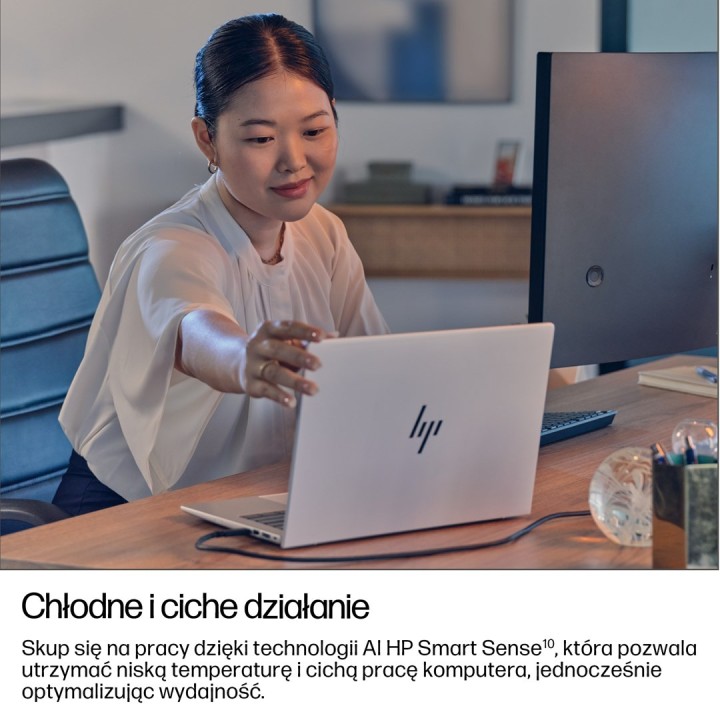 HP EliteBook 8 G1i Ultra 7 255U 14.0"WUXGA IPS 400nits Eye Ease AG 24GB DDR5 5600 SSD512 Arc Cam 5Mpx 62Wh W11Pro Srebrny