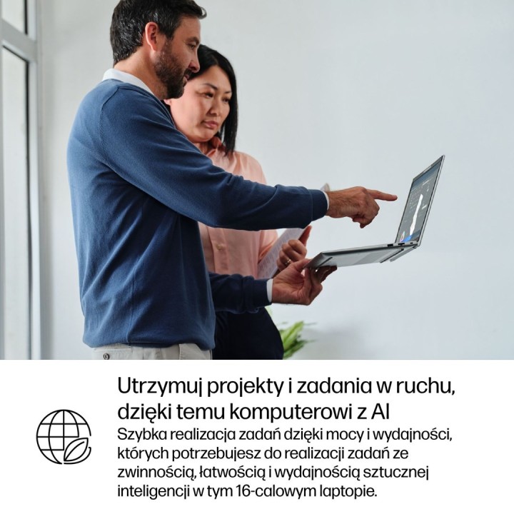 HP EliteBook 6 G1i Ultra 7 265U 16.0"WUXGA IPS 300nits AG 24GB DDR5 5600 SSD512 Arc Cam 5Mpx 56Wh W11Pro Pike silver aluminium