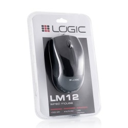 Mysz MODECOM LM12 M-LC-LM12 (optyczna 1000 DPI kolor czarny)