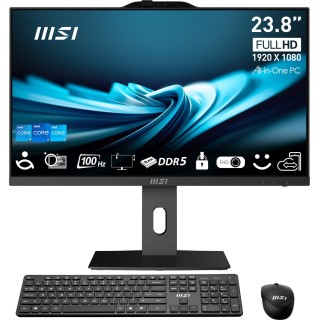 MSI AIO PRO AP242P 14M-892XEU i5-14400 23,8" IPS LED FHD Non-Touch Anti-Glare 16GB SSD500GB M.2 AX211 WiFi 6E NoOS Black