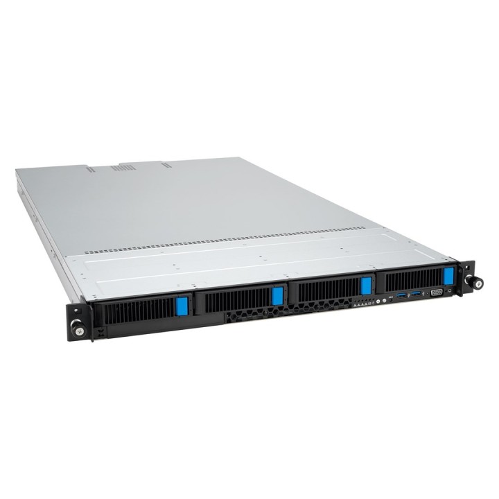 Platforma Asus Rack (1U) RS501A-E12-RS4 AMD Epyc 9005/9004 (4x NVMe/SATA HS, 2xM.2, 2x1Gbe, IPMI, 1+1 1600W )