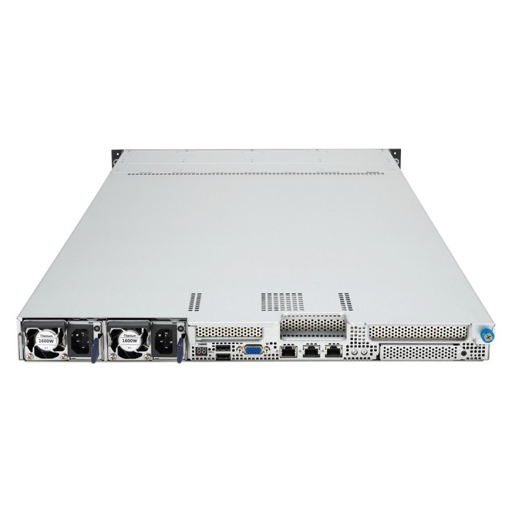 Platforma Asus Rack (1U) RS501A-E12-RS4 AMD Epyc 9005/9004 (4x NVMe/SATA HS, 2xM.2, 2x1Gbe, IPMI, 1+1 1600W )