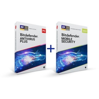 Bitdefender Antywirus Plus + Mobile Security 1U/1Y