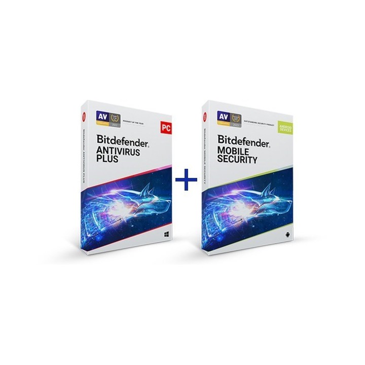 Bitdefender Antywirus Plus + Mobile Security 1U/1Y
