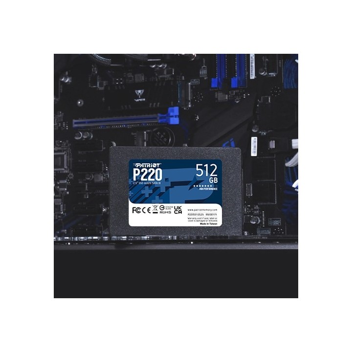 SSD PATRIOT P220 512GB SATA3 2,5"