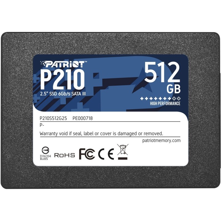 SSD Patriot P210 512GB SATA3 2.5
