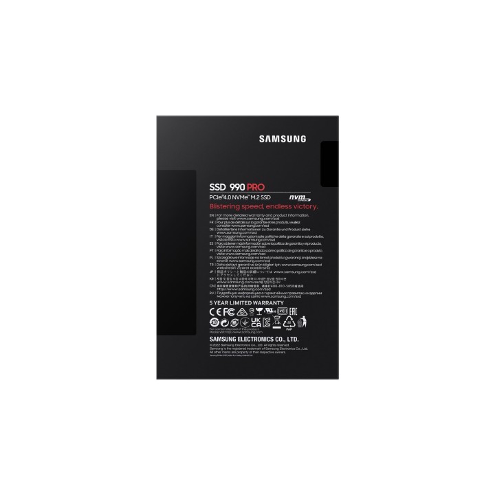 Dysk SSD Samsung 990 PRO PCle 4.0 NVMe M.2 2TB