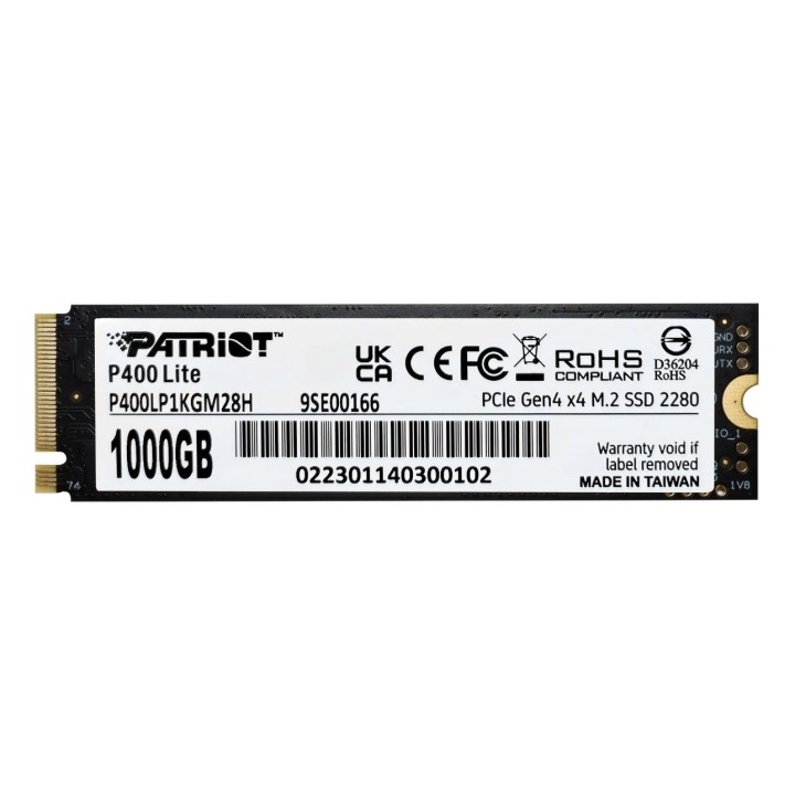 SSD Patriot Viper P400 Lite M.2 PCI-Ex4 NVMe 1000GB