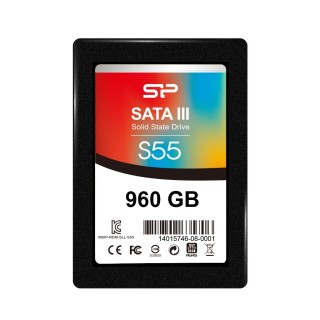 Dysk SSD Silicon Power S55 960GB 2,5" SATA III 560/530 MB/s (SP960GBSS3S55S25)