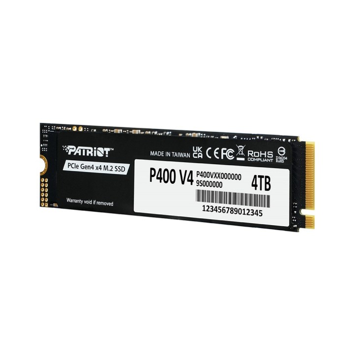 SSD Patriot P400 V4 4TB M.2 2280 PCI-E x4 Gen4 NVMe