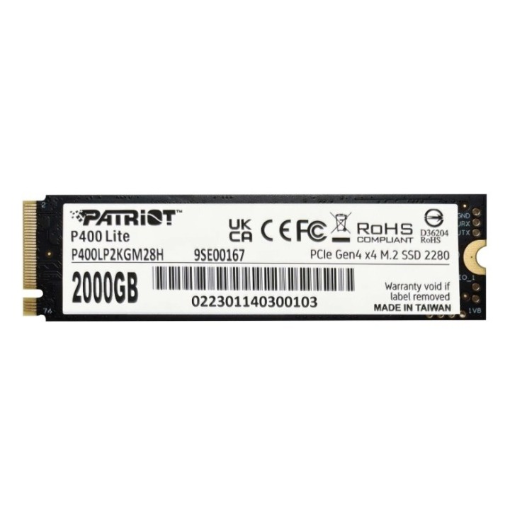 SSD Patriot Viper P400 Lite M.2 PCI-Ex4 NVMe 2000GB