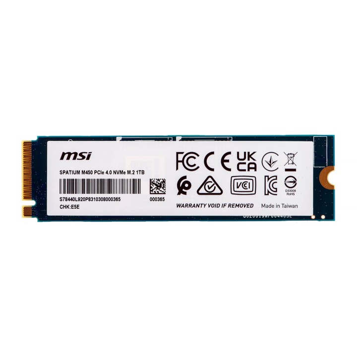 Dysk SSD MSI SPATIUM M450 PCIe 4.0 NVMe M.2 1TB V1