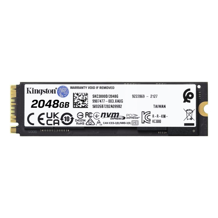 Dysk SSD Kingston KC3000 (2TB M.2 2280 PCIe 4.0 x4 NVMe SKC3000D/2048G)