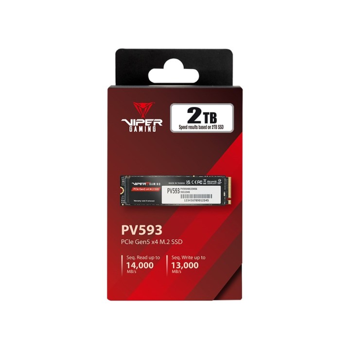 Patriot Viper PV593 M.2 PCI-E Gen5 x4 NVMe2 2TB 14G