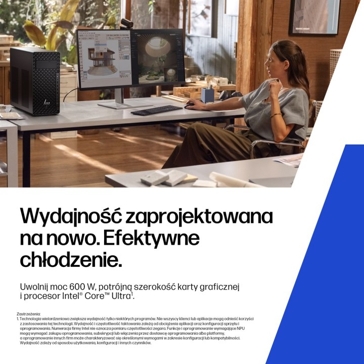 HP Z2 Tower G1i Ultra 7 265 vPro 32GB DDR5 5600 SSD1TB NoOS 3Y OnSite