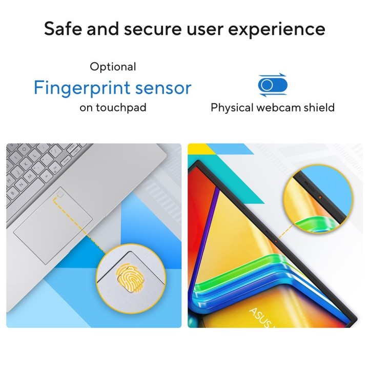 ASUS Vivobook 15 X1504VA-BQ2947 Core 5 120U 15.6"FHD IPS-level Panel 60Hz 250nits AG 16GB DDR4 SSD512 Intel Graphics WLAN+BT