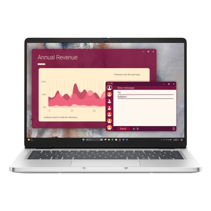 Dell Pro 14 PC14250 Ultra 7 265U 14.0"FHD+ IPS 300nits 16GB DDR5 5600 SSD512 Intel Arc Graphics BcklKb Cam IR 1080p WLAN + BT