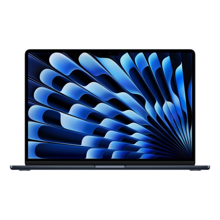 Apple MacBook Air 15,3"Retina 500nit M4 chip with 10-core CPU + 10-core GPU 16GB SSD256 2xTB4 BLKB 1Y Midnight (WYPRZEDAŻ)