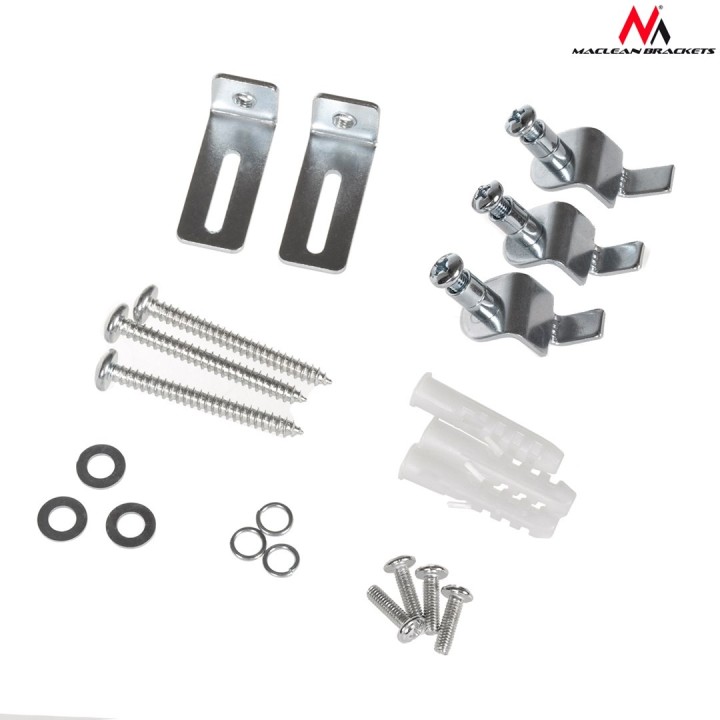 Uchwyt sufitowy do projektora Maclean MC-517 (80 mm - 980 mm 10 kg kolor srebrny)