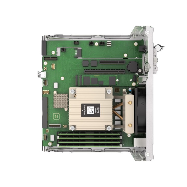 HPE ProLiant MicroServer Gen11 G7400 2-core VROC 4LFF-NHP 180W External PS Compute Module Server P68819-421