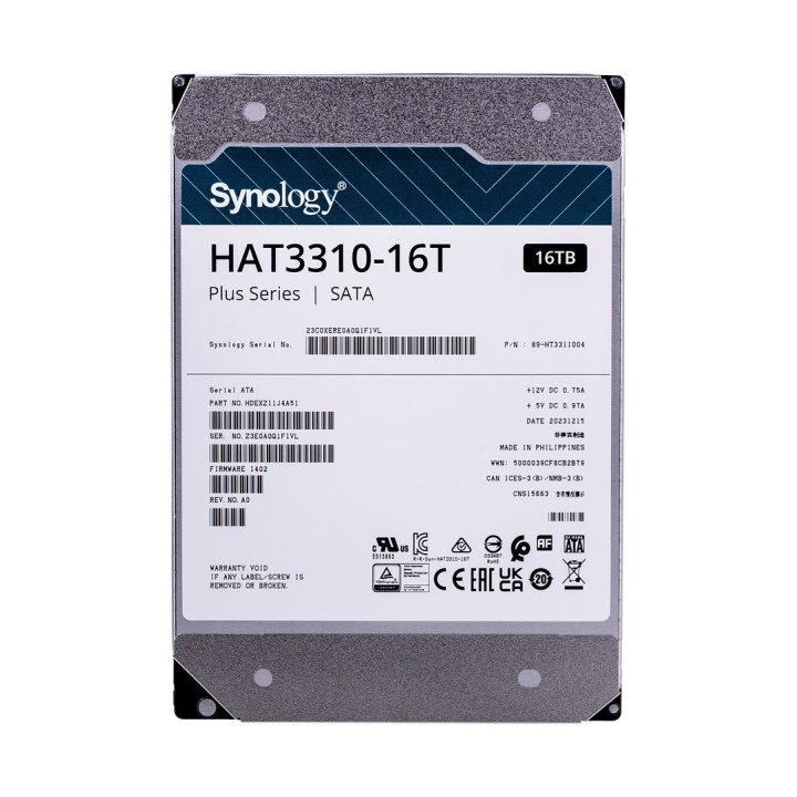 Synology HDD Plus Series (16 TB 3.5" SATA) HAT3310-16T