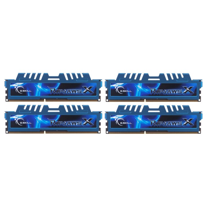 Zestaw pamięci G.SKILL RipjawsX F3-1600C9Q-32GXM (DDR3 DIMM 4 x 8 GB 1333 MHz CL9)