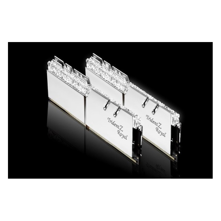 G.SKILL TRIDENTZ ROYAL RGB DDR4 2X16GB 3200MHZ CL16 XMP2 SILVER F4-3200C16D-32GTRS