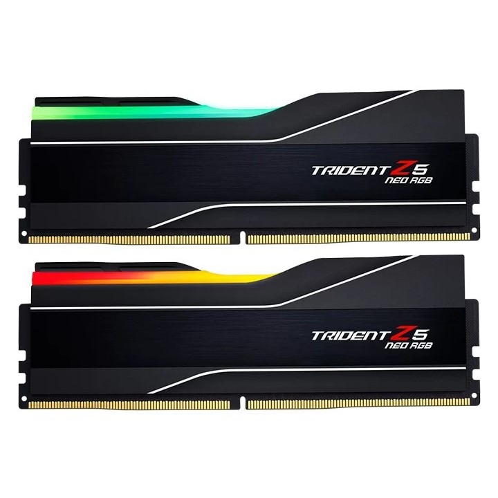 G.SKILL TRIDENT NEO AMD RGB DDR5 2X64GB 6000MHZ CL34 BLACK F5-6000J3444F64GX2-TZ5NR