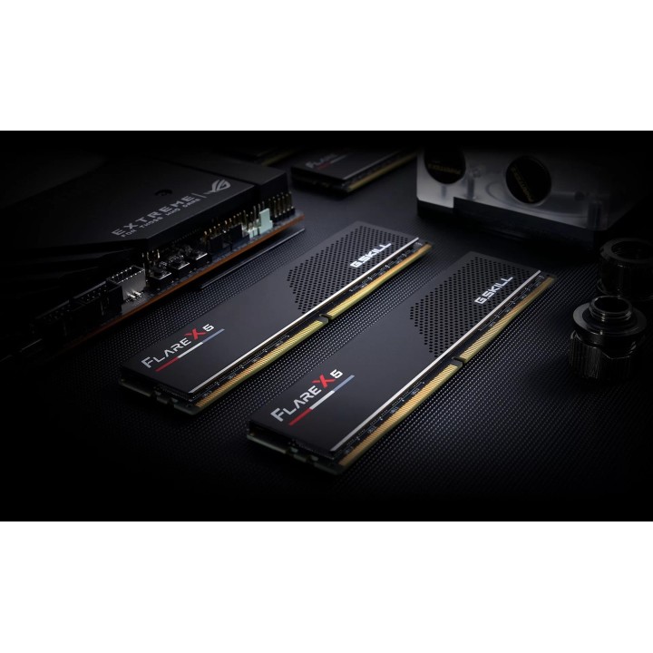 G.SKILL FLARE X5 AMD DDR5 2X64GB 6000MHZ CL34 EXPO BLACK F5-6000J3444F64GX2-FX5