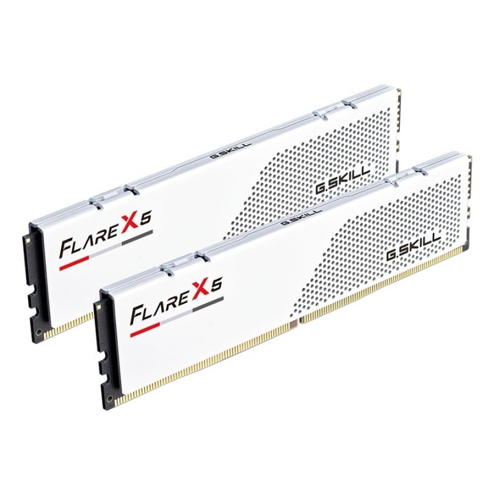 G.SKILL FLARE X5 AMD DDR5 2X32GB 6000MHZ CL30 EXPO WHITE F5-6000J3040G32GX2-FX5W