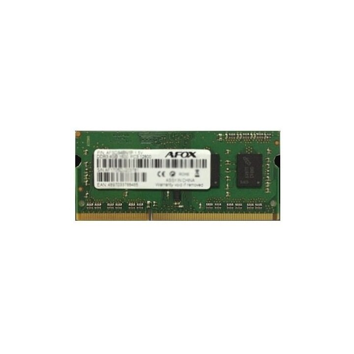 AFOX SO-DIMM DDR3 8G 1600MHZ LV 1,35V AFSD38BK1L