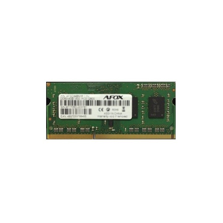 AFOX SO-DIMM DDR3 8GB 1600MHZ AFSD38BK1P