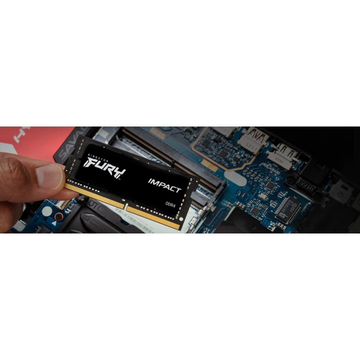 Kingston 16GB 3200MHz DDR4 CL20 SODIMM (Kit of 2) FURY Impact KF432S20IBK2/16