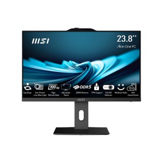 MSI AIO PRO AP242P 14M-649XEU i5-14400 23,8" IPS LED FHD Non-Touch Anti-Glare 16GB SSD512GB M.2 AX211 WiFi 6E NoOS Black