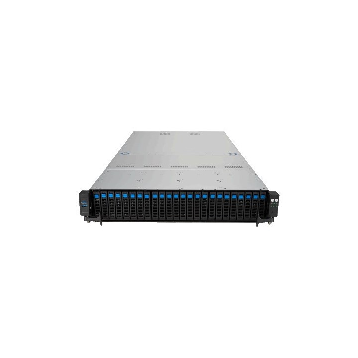 Platforma Asus Rack (2U) RS521A-E12-RS24U AMD Epyc 9005/9004 (16x NVMe/8x SATA HS, 2xM.2, 2x1Gbe, IPMI, 1+1 2000W)