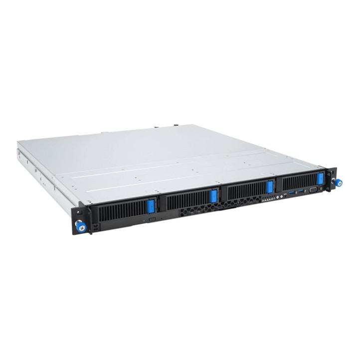 ASUS Rack 1U RS300-E12-RS4/350W Intel C262 LGA1700 95W 4xDDR5 4400/4000/3600 4x3,5"/2,5" 4*SATA/SAS/NVMe 2x Intel I210AT 1x