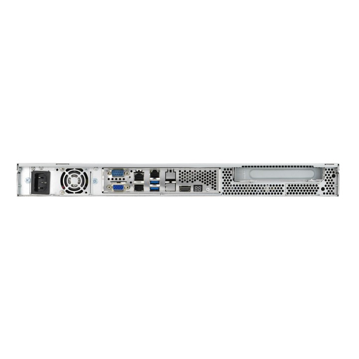 ASUS Rack 1U RS100-E11-PI2/250W Intel C2521x LGA1200 95W 4xDDR4 3200/2933/2666 2x3.5" SATA Intel® I210AT x2 PSUx1 250W 80 PLUS