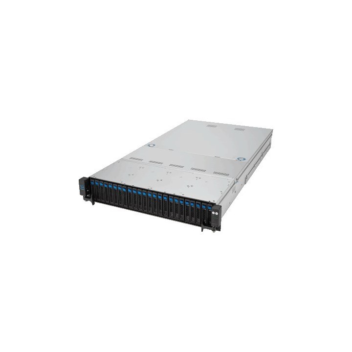Platforma Asus Rack (2U) RS521A-E12-RS24U AMD Epyc 9005/9004 (16x NVMe/8x SATA HS, 2xM.2, 2x1Gbe, IPMI, 1+1 2000W)