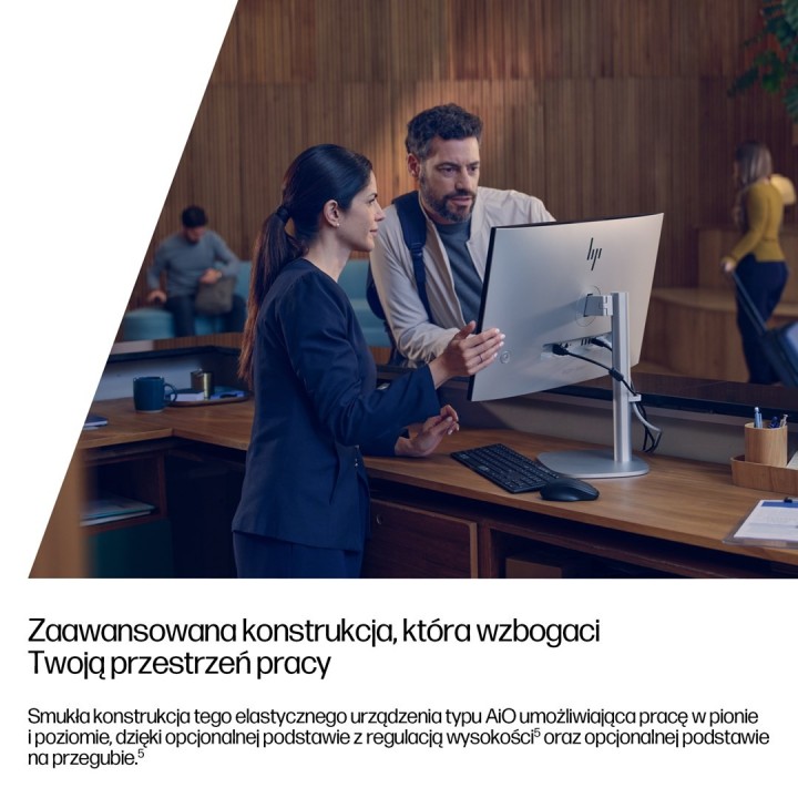 HP EliteStudio 8 AiO G1i Ultra 5 235 23.8"FHD Touch IPS 300nits LBL AG 16GB DDR5 5600 SSD512 Intel Graphics Cam 5MP W11Pro 3Y