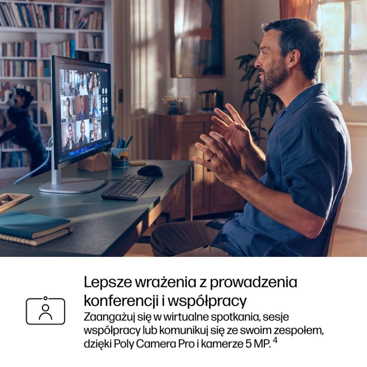 HP EliteStudio 8 AiO G1i Ultra 5 235 23.8"FHD Touch IPS 300nits LBL AG 16GB DDR5 5600 SSD512 Intel Graphics Cam 5MP W11Pro 3Y