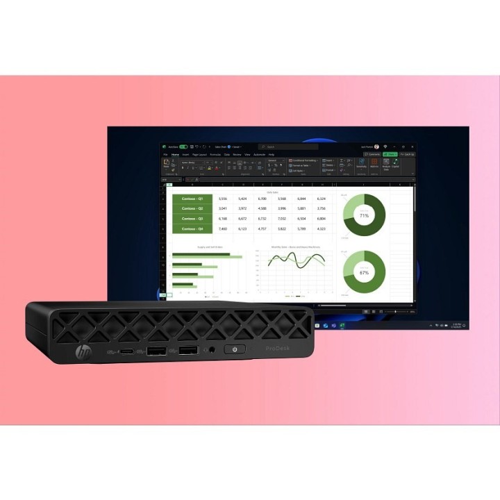 HP ProDesk 4 Mini G1i Ultra 7 265T 16GB DDR5 5600 SSD1TB Intel Graphics W11Pro 3Y OnSite