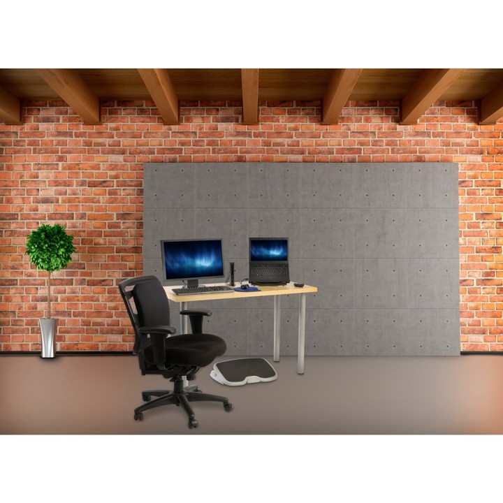 Kensington SoleMate Plus Podnóżek szaro-czarny