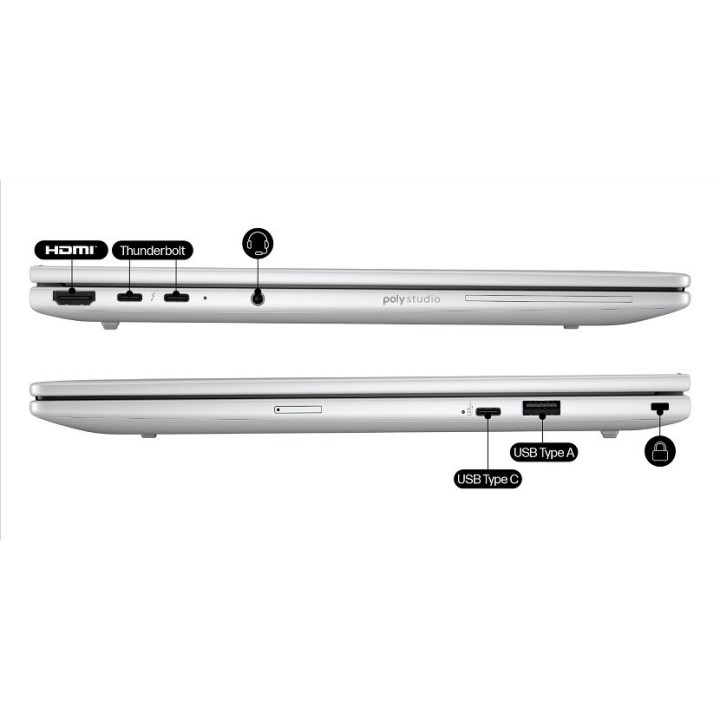 HP EliteBook 8 G1i Ultra 7 255U 14.0"WUXGA IPS 400nits Eye Ease AG 24GB DDR5 5600 SSD512 Arc Cam 5Mpx 62Wh W11Pro Srebrny