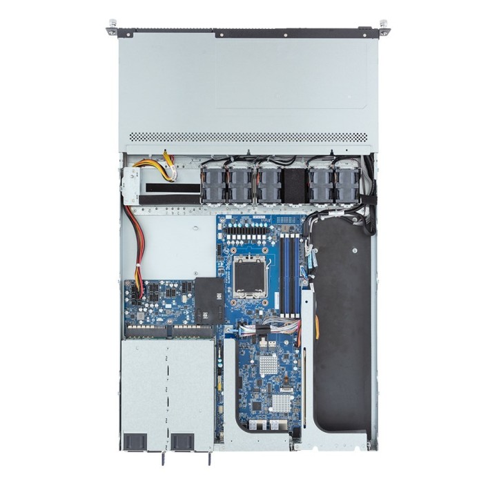 Platforma Gigabyte Rack (1U) R133-C11-AAG1 AMD Epyc 4004/Ryzen 7000 (4x 3,5" SATA HS, 1xM.2, 2x10Gbe, 2x1Gbe, IPMI, 1+1 800W)