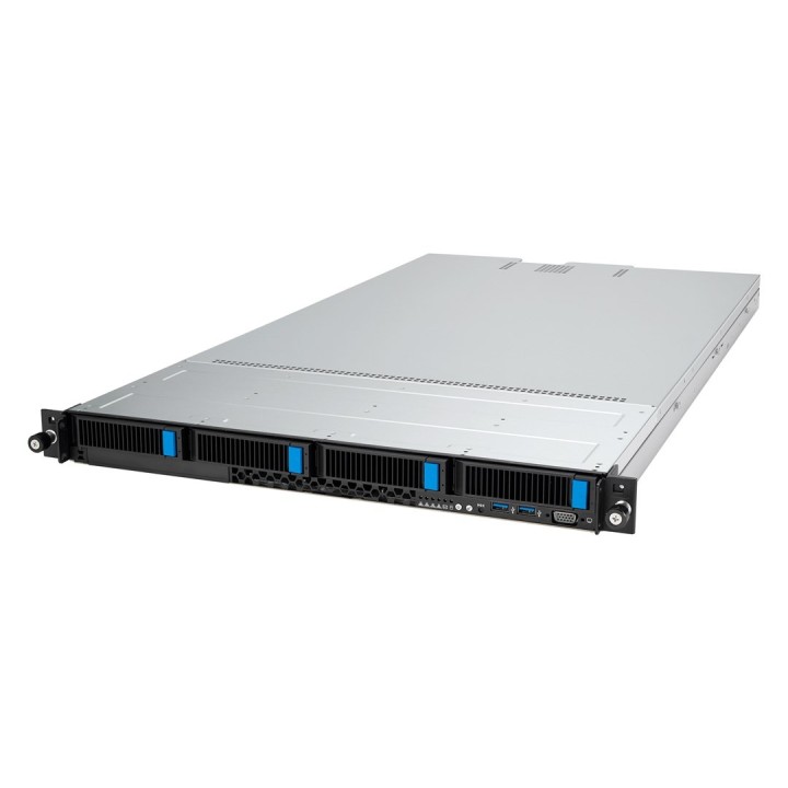 Platforma Asus Rack (1U) RS501A-E12-RS4 AMD Epyc 9005/9004 (4x NVMe/SATA HS, 2xM.2, 2x1Gbe, IPMI, 1+1 1600W )