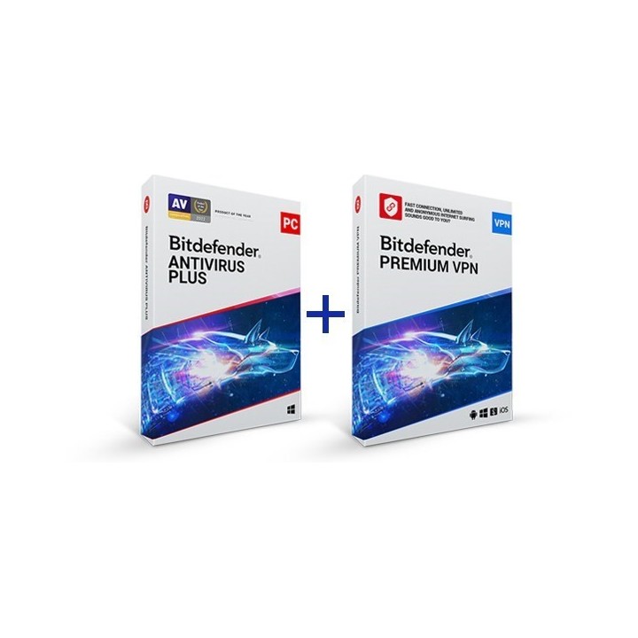 Bitdefender Antywirus Plus + VPN 10U/1Y