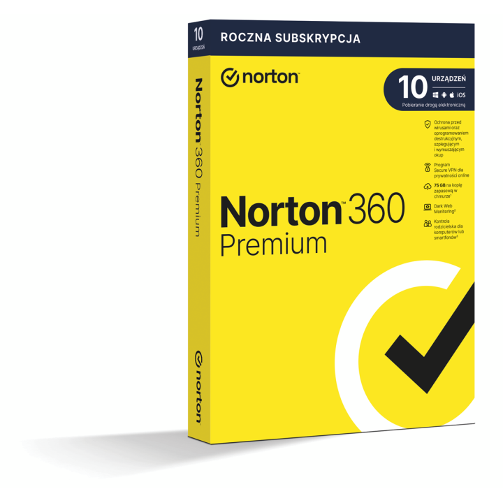 Norton 360 Premium 10D/12M ESD (NIE WYMAGA KARTY)