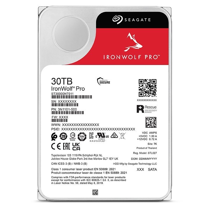 HDD Seagate IronWolf Pro 30TB SATA ST30000NT011