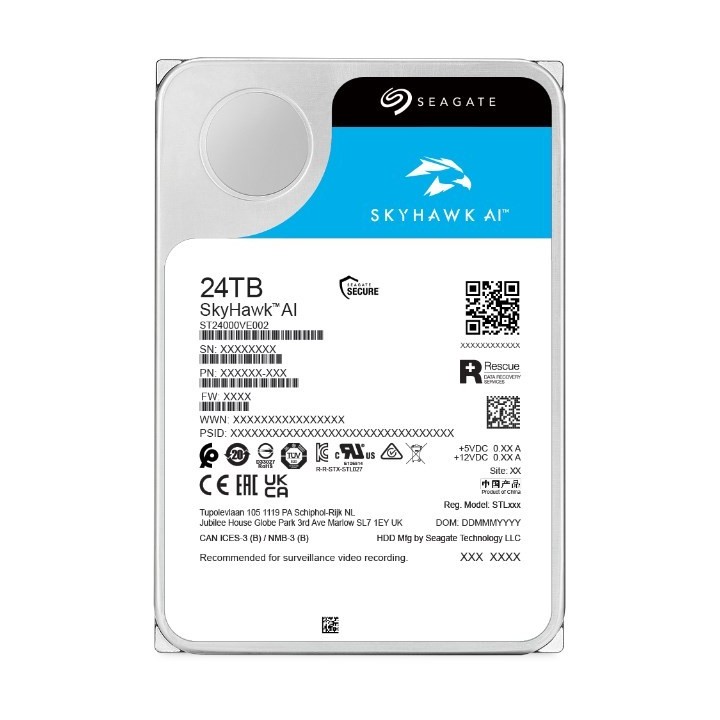 HDD Seagate Skyhawk AI 24TB SATA ST24000VE002